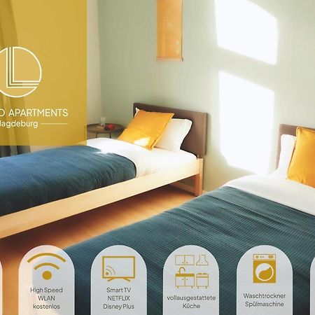 Luvono Apartments - 2 Schlafzimmer / Netflix / Disney+ Magdeburg Luaran gambar